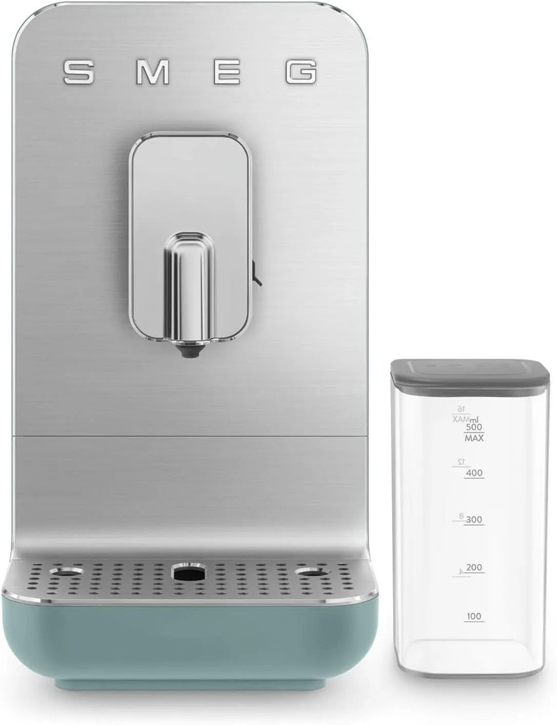 Smeg Système de lait, Machine à café Expresso Automatique, Broyeur à grain Intégré, Système Thermoblock BCC13EGMEU, 4 L, 1350 W, Réservoir 1