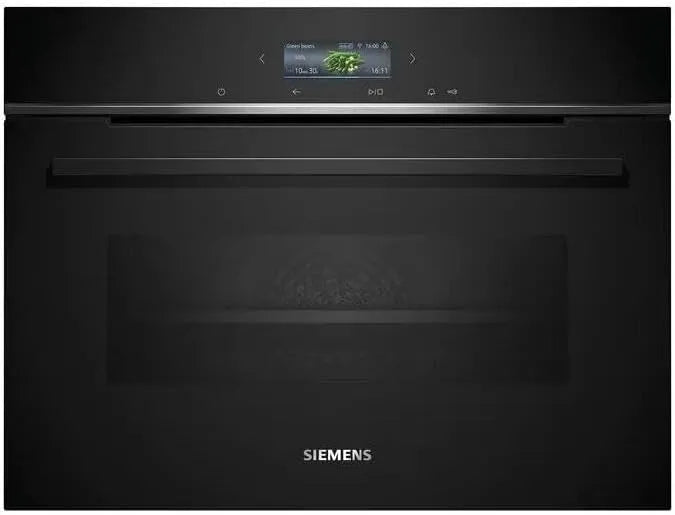 Siemens CB734G1B1 Four électrique, 47 L, 220 V, Home Connect, acier inoxydable, noir, 9 kW, SoftMove