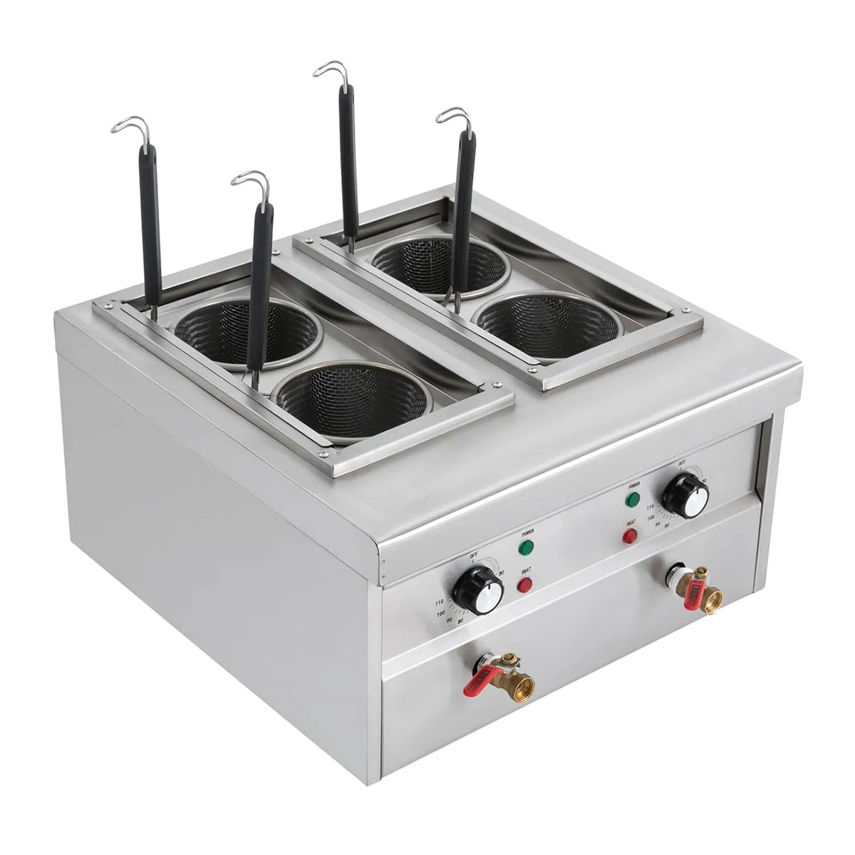 Cuisinière avec four, 9 L, 4 foyers, 30 à 110 °C, professionnel, restaurant, capacité 9 l, Cuisinière électrique 4 zones, réglage de la température