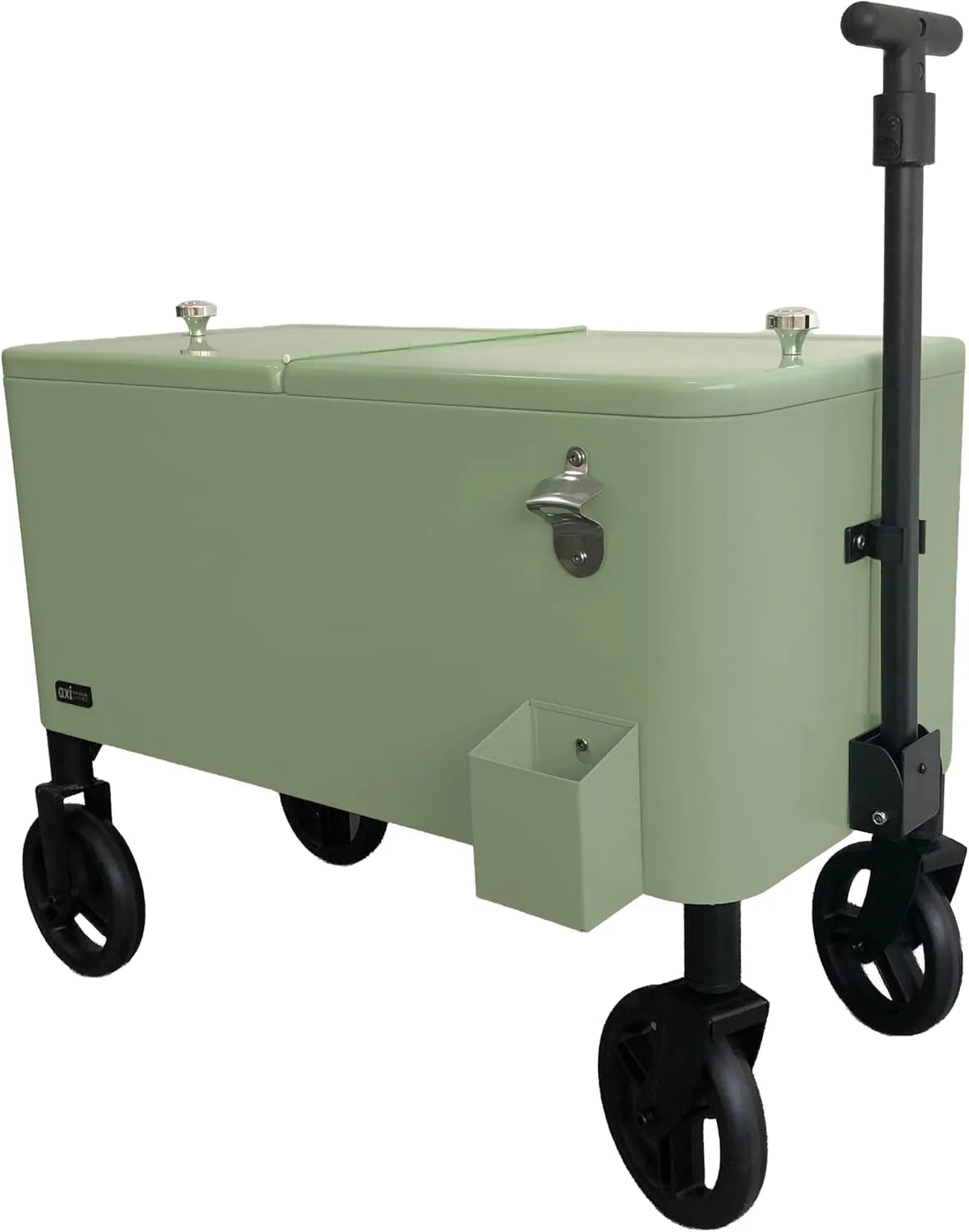 Réfrigérateur, 76 L, extérieur, vert, Le Jardin, Glacière 76 Litre, Réfrigérateur De Boissons Mobile pour L'Extérieur