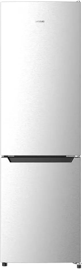 Cecotec Bolero CoolMarket Combi Réfrigérateur, 250 L, No Frost, acier inoxydable, Hauteur 180 cm et 55 cm de Largeur, Basse Consommation