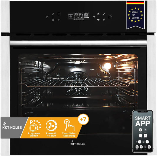 Four électrique à pizza EB8313HC, 60 cm, 70 L, encastrable, minuteur, gril, Fonction pizza, Timer automatique, 8kW, 70L, Circulation de l'air