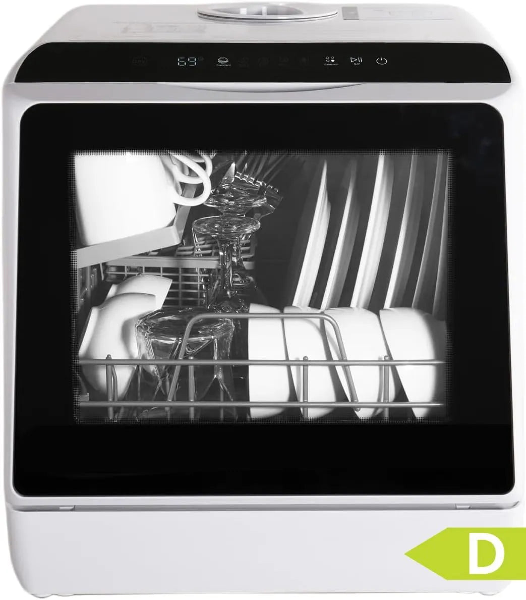Lave-vaisselle 72h 5L, Robinet, 45cm, 5 L, 1 programmes, format slim, portable, grand réservoir, Écran LED, Séchage PTC Ventilation, YU YUSING Mini