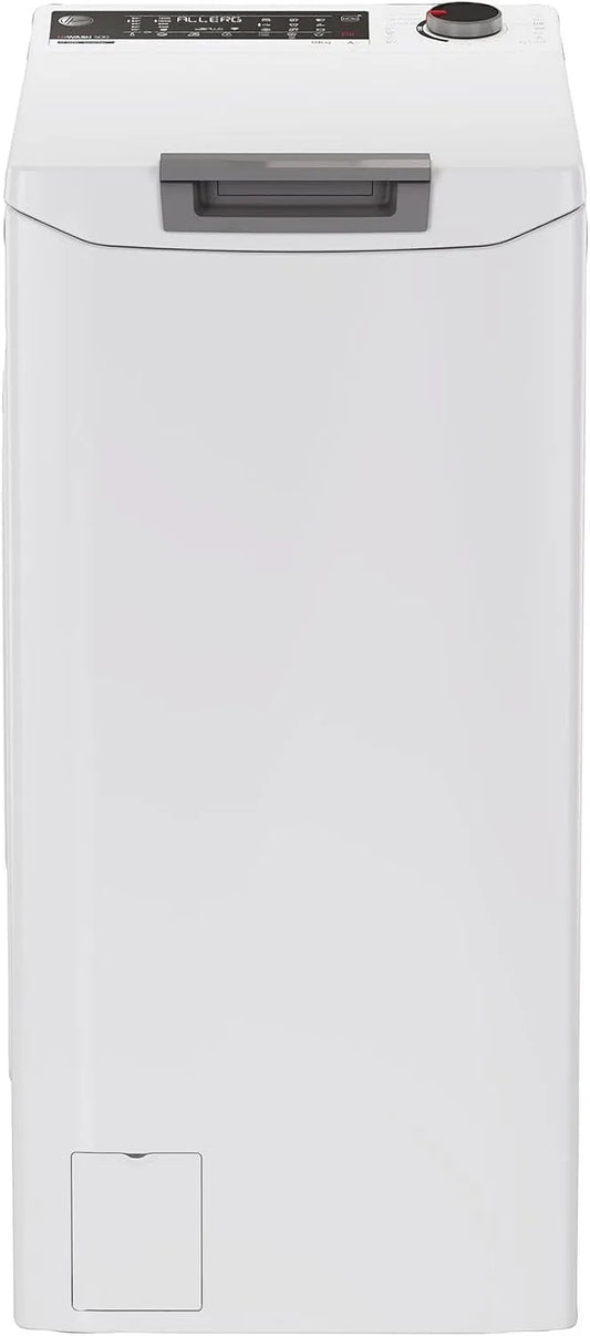 Hoover THO286TM5-S Lave-linge, 8 kg, blanc, min Bianco, Hoover H-WASH 500 THO286TM5-S lavatrice Caricamento dall'alto 8 kg 1200 Giri