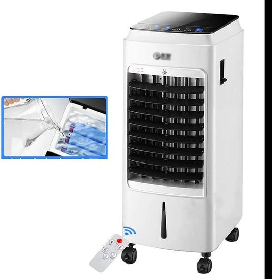 Climatiseur 24h, 24x29x59cm, 5 L, 220 V, portable, minuteur, 3 vitesses, grand réservoir, Climatiseur Mobile 9000 Btu 3 en 1 Refroidisseur d'air