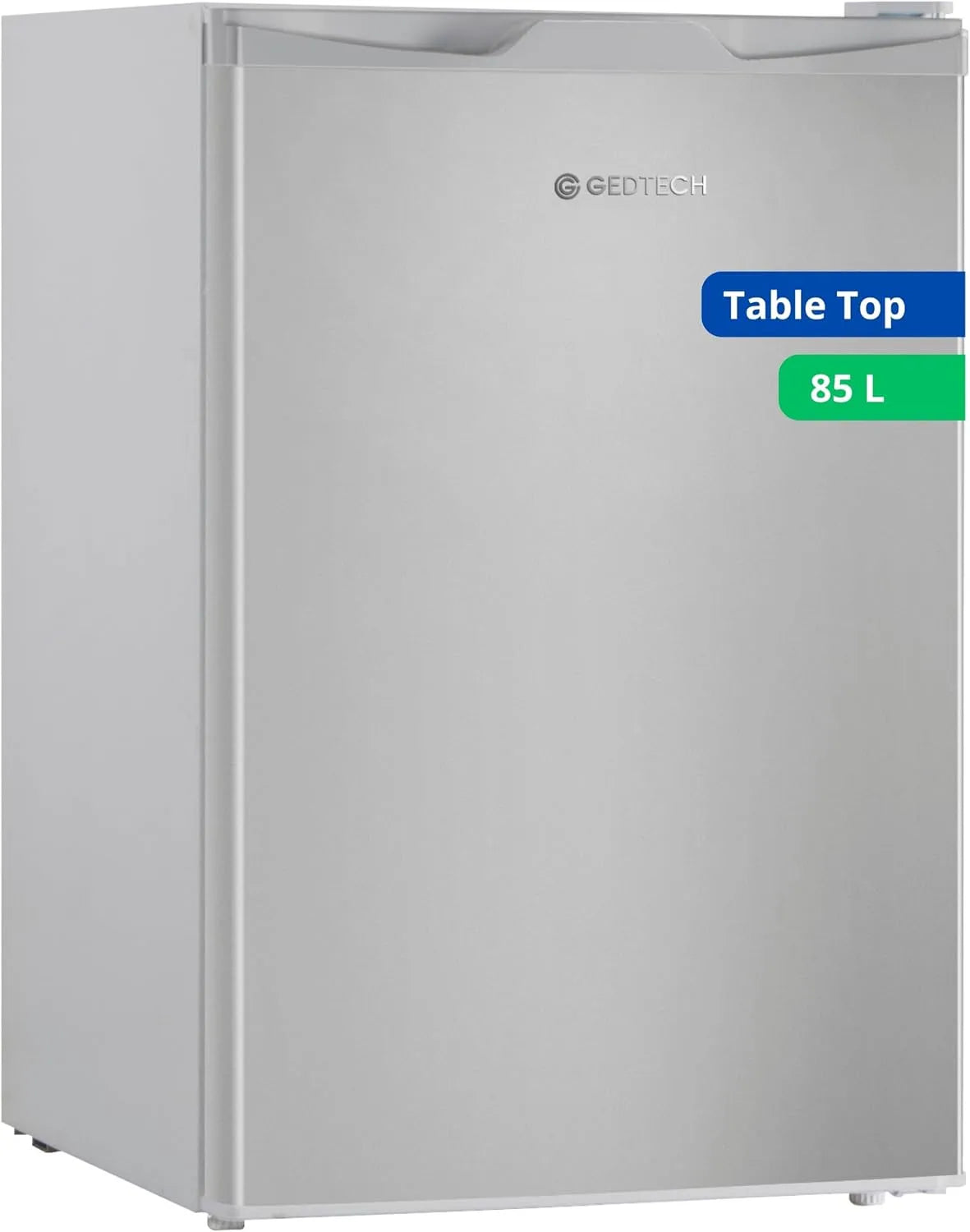 Réfrigérateur GTOP93SL, 85 L, classe énergétique E, compartiment congélateur, GEDTECH Réfrigerateur Table Top de 85L GTOP93SL avec compartiment