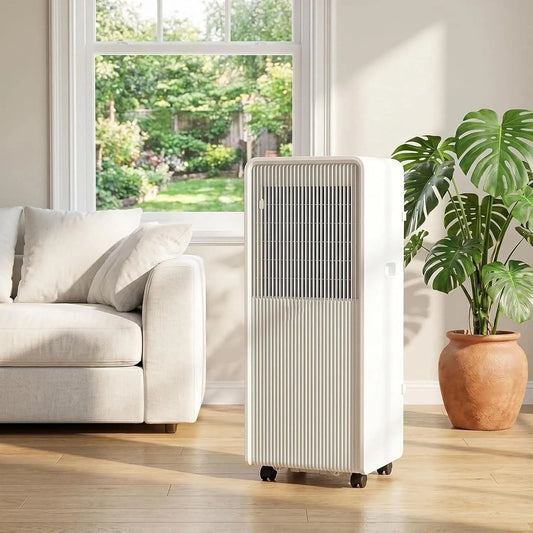 Climatiseur, silencieux, 10000 Btu, Kit Installation Fenetre pour mais, HURUMA Climatiseur Mobile 12000 BTU Refroidisseur Deshumidificateur