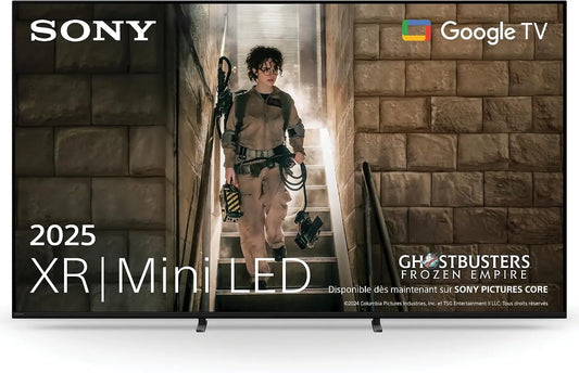 Google Smart TV, téléviseur, Mini LED 55', Apple AirPlay 2, Dolby Vision, Atmos, Eco Dashboard Eco 2, Menu Jeu 2, IA xR Processor, 2025, Sony BRAVIA 5