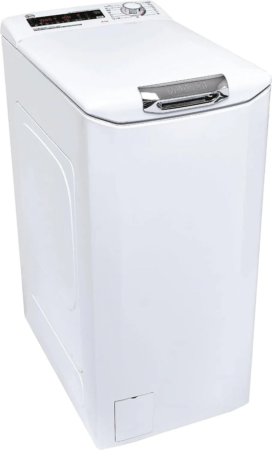 Hoover H3TFSMP48TAMCE-S Lave-linge, 8 kg, vapeur, blanc, 1400 trs, min