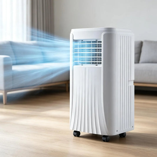 Climatiseur 12000btu, portable, silencieux, écran LED et télécommande, pour Chambre ou Appartement, Refroidisseur Mobile Compact avec Filtre à