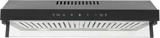 Hotte aspirante, 60cm, classe énergétique E, hotte de cuisine, évacuation et recyclage, encastrable, installation murale, Noxydable Mural Ventilateur