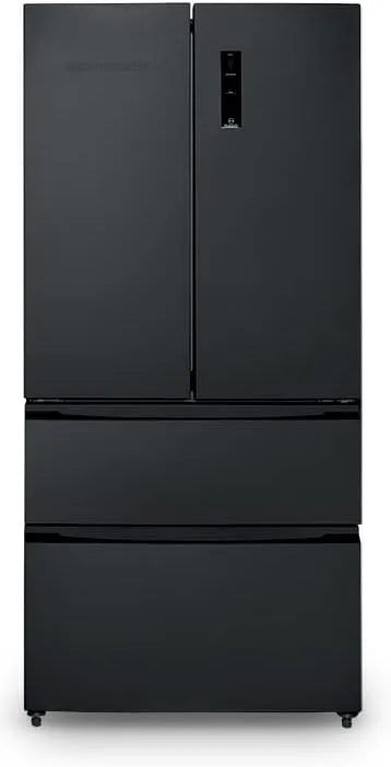 Réfrigérateur, 531 L, 41 dB, SCHNEIDER SCFD558NFB, No Frost, noir, 345+186, 3 clayettes verre, 531L, 41dB, Dégivrage automatique, Alarme de porte