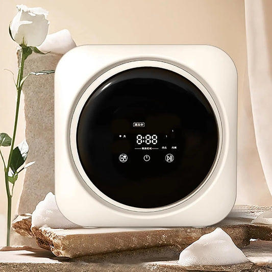 Lave-linge, 5 kg, portable, à Faible Bruit pour Appartement, ventilé, Maison, dortoir - Compact & Wall-Mounted