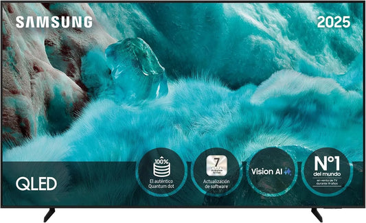 Samsung Q7F4 Smart TV, 65 pouces, téléviseur, 4K UHD, QLED, technologie Quantum Dot, 100% Volume de Couleur avec Quantum Dot et Plus de 500 canaux