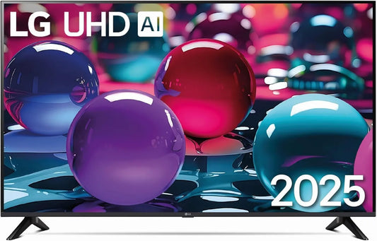 Google 43UA73 Smart TV, 108cm, téléviseur, 4K UHD, HDR, webOS, Google Assistant, Alexa et Siri, HDR10, webOS 25, AirPlay 2, LG TV UHD AI 2025