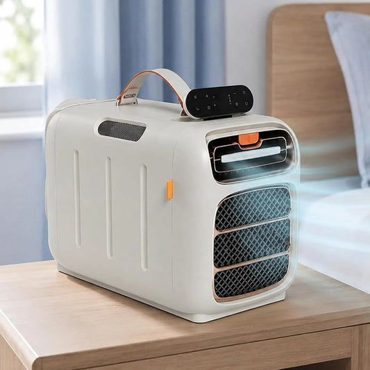 Climatiseur, minuteur, 3 vitesses, camping, Minuterie et Télécommande pour Tente, Van et Caravane
