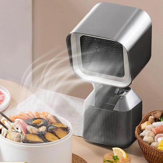 Ustensile de cuisson, portable, amovible, mini hotte aspirante avec 2 vitesses d'échappement et hauteur réglable