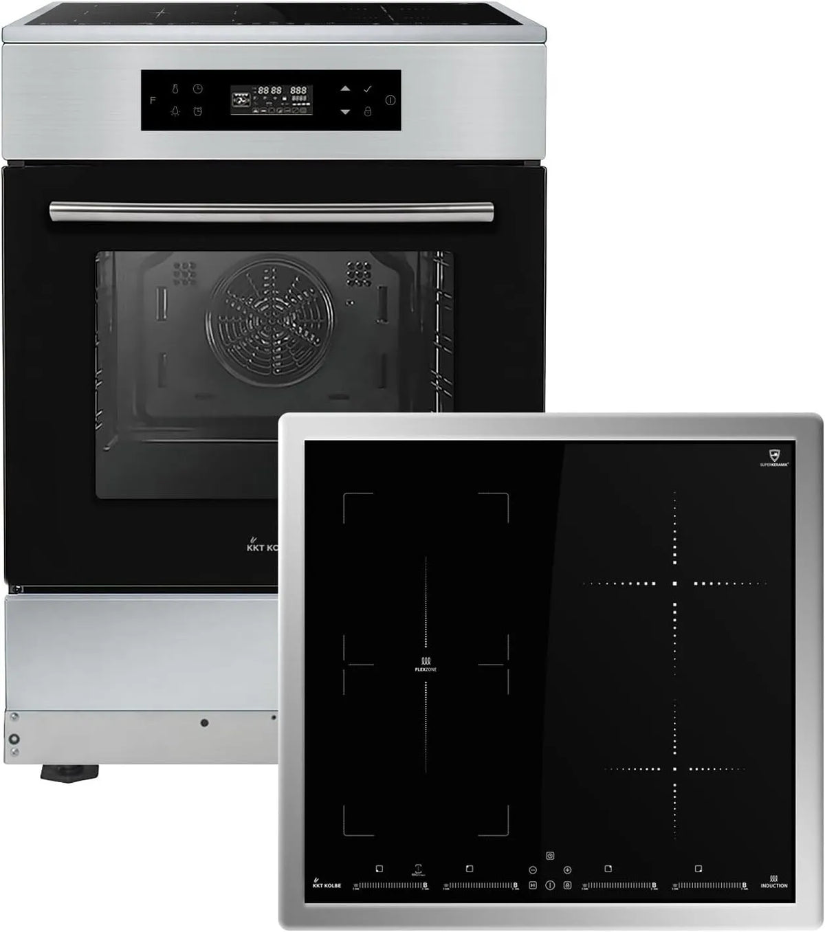 Cuisinière avec four SH6313IND, 60 cm, encastrable, tactile, minuteur, verrouillage, autonome