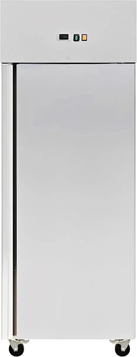 Congélateur, 610 L, roulettes de déplacement, professionnel, restaurant, acier inoxydable, MBH