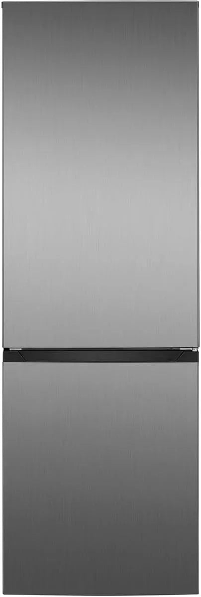 Bomann Congélateur, 315 L, éclairage LED, acier inoxydable, armoire congélateur, 4 clayettes en verre, réfrigérateur 219 L, congélateur 96 L, Inox