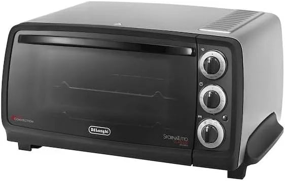 De'Longhi EO14902.S Four électrique, 52 x 41 x 26 cm, 5 programmes, minuteur, thermostat, 5 fonctions de cuisson, lumière intérieure, friteuse à air