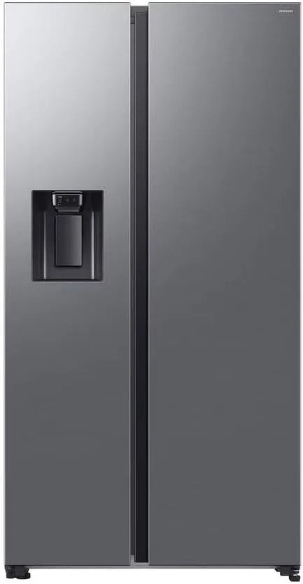 Samsung RS70F64KETEF Réfrigérateur, 640 L, 4K UHD, acier inoxydable, inox Platinum, Réfrigérateur américain 640L, Wi‐Fi + Froid ventilé, Side‐by‐Side