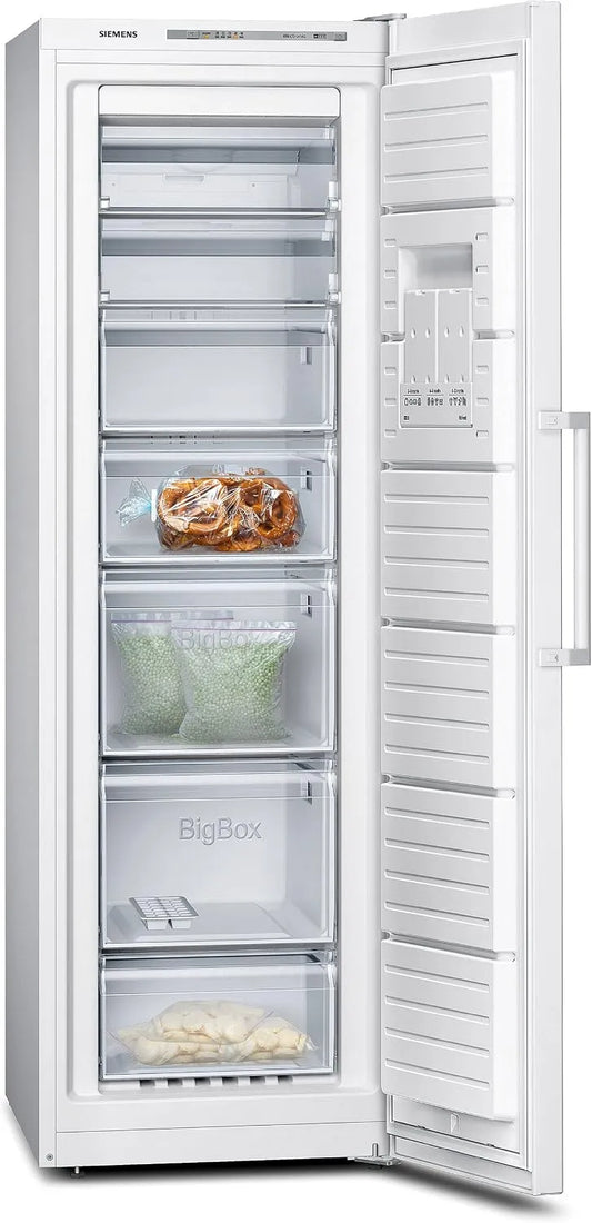 Siemens GS36NVW30 Congélateur, armoire congélateur, blanc, lumière LED, bigBox, ecoPlus