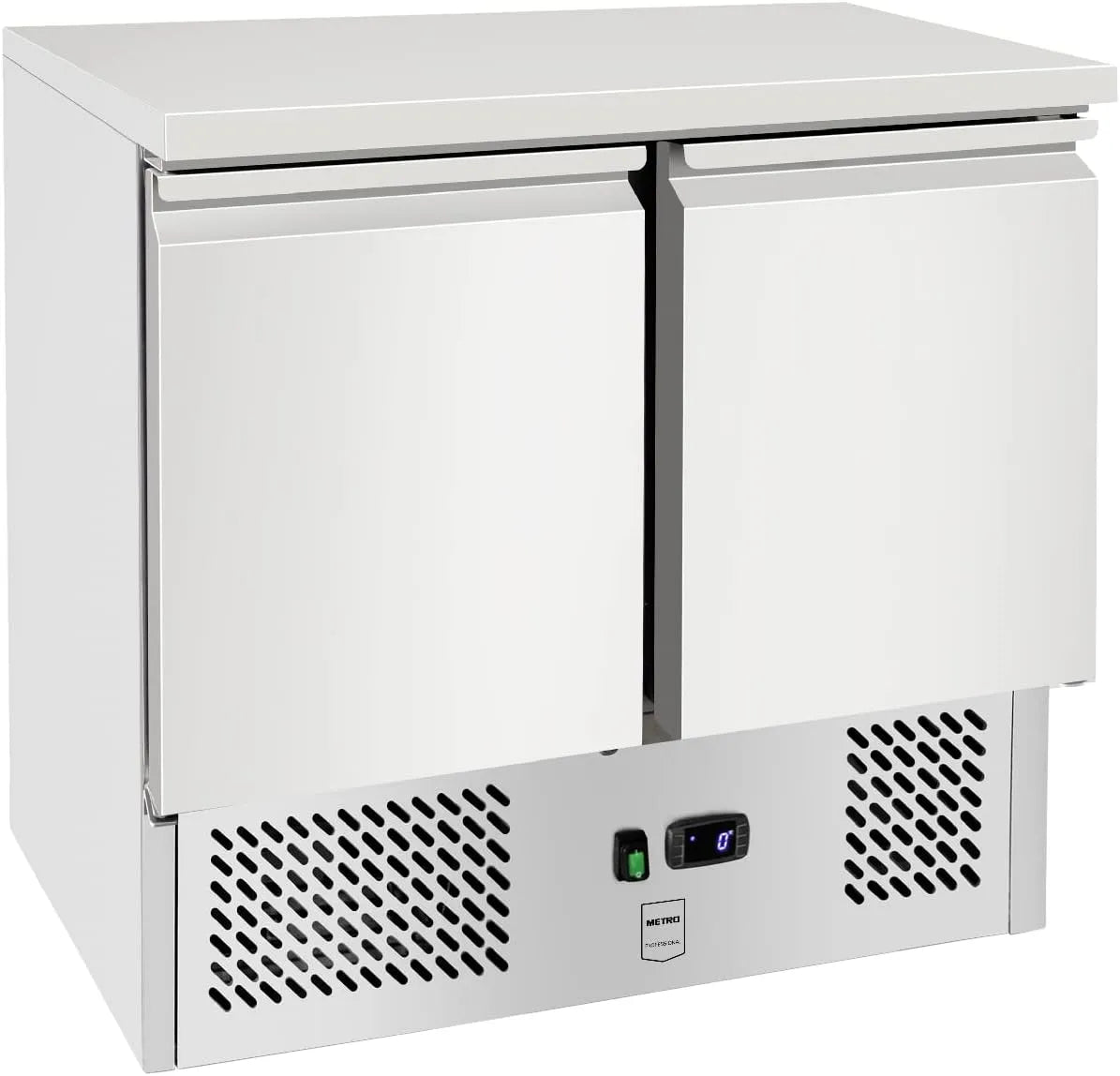 Table réfrigérée professionnelle GSF3600, 90 x 70 x 88 cm, 169 L, 220 W, acier inoxydable, argenté, inox, froid statique brassé, avec serrure